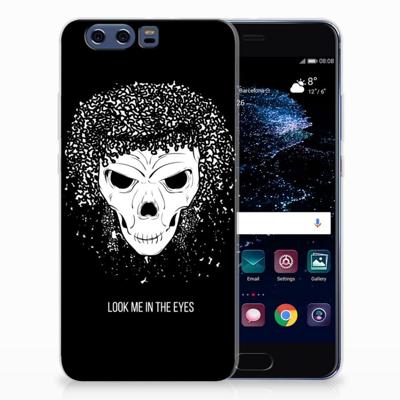 Silicone Back Case Huawei P10 Plus Skull Hair Silicone Back Case Huawei P10 Plus Skull Hair