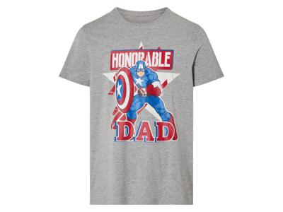 Heren T-shirt (Captain America, M (48/50))