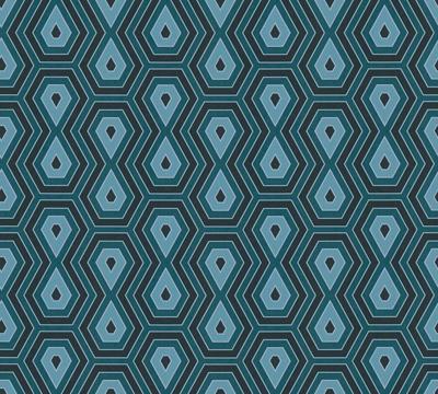 Architects Paper Jungle Chic blauw behang | 377072