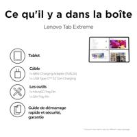 LENOVO Tab Extreme Tablet touchscreen 14,5 inch 3K OLED (MediaTek Dimensity 9000, 8 kernen, 12 GB RAM, 256 GB UFS, Android 13, WiFi 6E + Bluetooth) - Grijs Precision Pen 3 + Folio Case - thumbnail
