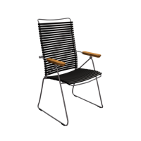 Houe Click Position tuinstoel Black - thumbnail