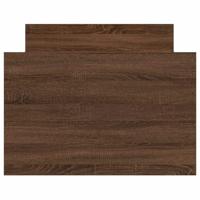 Bedframe met hoofd- en voeteneinde bruin eikenkleur 90x190 cm - thumbnail