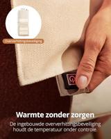 Duux Mellow Long Chair Pad (40 x 110) Elektrische deken Beige - thumbnail