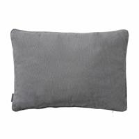 Sierkussen 60x40 piping Panama grijs - thumbnail