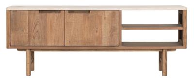 DTP Home TV-meubel 'Bliss' Mortex Teakhout, 130cm DTP Home TV-meubel 'Bliss' Mortex Teakhout, 130cm