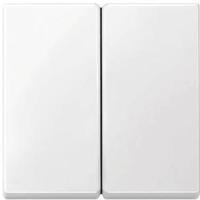 Merten 433519 Wisselschakelaar Afdekking System M Polar-wit 1 stuk(s) - thumbnail