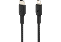 Belkin BOOSTCHARGE gevlochten USB-C naar Lightning kabel - thumbnail
