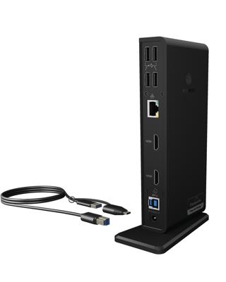 ICY BOX ib-dk2251ac dockingstation (zwart)
