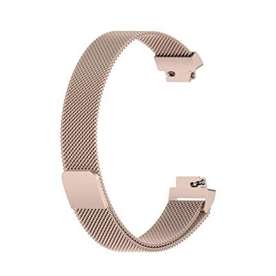 Fitbit Inspire 2 & Ace 3 Milanese bandje - Maat: Large - Vintage Goud Fitbit Inspire 2 & Ace 3 Milanese bandje - Maat: Large - Vintage Goud
