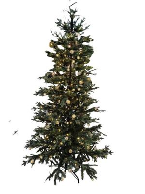Kerstboom incl lichtjes h210cm 500 lamps 2956 tips hinged Uniplants - Uniplant