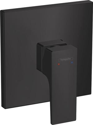 Hansgrohe Metropol ééngreeps douchemengkraan afbouwdeel met rechte greep, mat zwart Hansgrohe Metropol ééngreeps douchemengkraan afbouwdeel met rechte greep, mat zwart