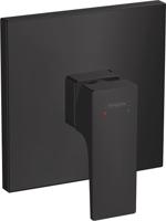 Hansgrohe Metropol ééngreeps douchemengkraan afbouwdeel met rechte greep, mat zwart - thumbnail