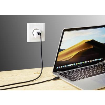 Renkforce USB-kabel USB 2.0 USB-C stekker, USB-A stekker 2.00 m Zwart Met anti-microbacterieel oppervlak RF-4695144