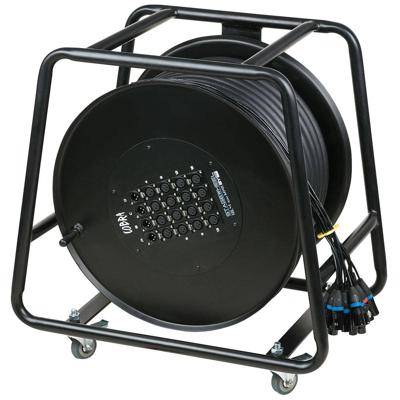 DAP CobraX multikabel op haspel 16 in 4 uit 50m DAP CobraX multikabel op haspel 16 in 4 uit 50m
