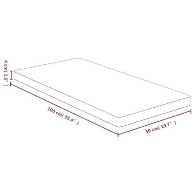 VidaXL Snijplank 100x50x4 cm bamboe