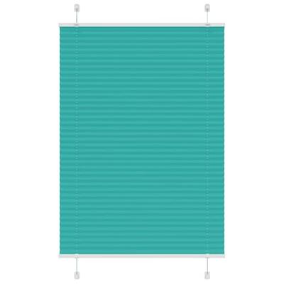 Pliss rolgordijn 85x150 cm stofbreedte 84,4 cm petrol groen - thumbnail
