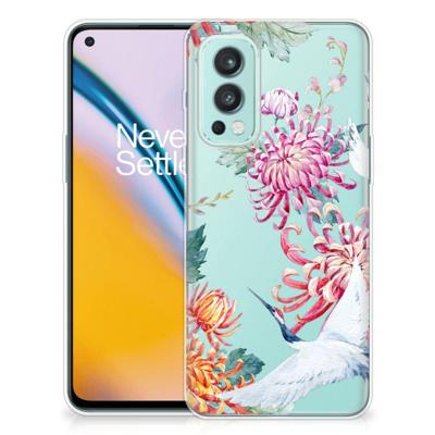 OnePlus Nord 2 5G | TPU Hoesje | Bird Flowers