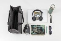 Sigel Laptoptas Desk Sharing Bag Basic M Synthetisch vilt Donkergrijs (b x h x d) 36 x 28 x 15 cm Geschikt voor max. (laptop): 39,1 cm (15,4) - thumbnail