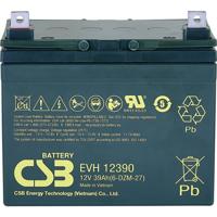 CSB Battery EVH 12390 Loodaccu 12 V 39 Ah Loodvlies (AGM) (b x h x d) 196 x 178 x 155 mm M6-schroefaansluiting Cyclusbestendig, Onderhoudsvrij, Geringe - thumbnail