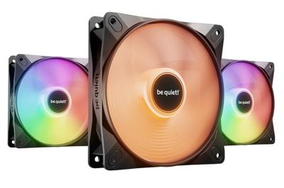 BeQuiet LIGHT WINGS LX 120mm PWM high-speed Triple-Pack PC-ventilator Zwart (b x h x d) 120 x 120 x 25 mm Incl. LED-verlichting BeQuiet LIGHT WINGS LX 120mm PWM high-speed Triple-Pack PC-ventilator Zwart (b x h x d) 120 x 120 x 25 mm Incl. LED-verlichting