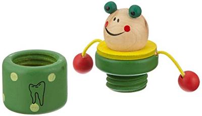 Small Foot houten melktandenpotje dier, 4st.