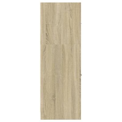 Apothekerskast 40x41x118 cm bewerkt hout sonoma eikenkleurig