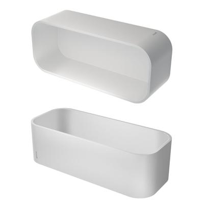 Geesa Frame Douchemand / Planchet 25cm Wit 918901-01