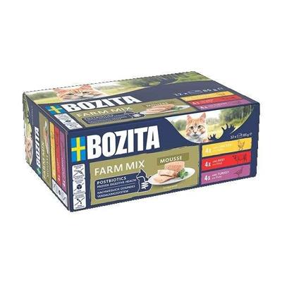 BOZITA Mousse Mix ocean - nat kattenvoer - 12x85g