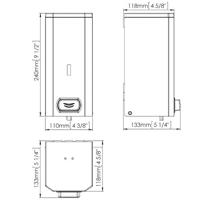 Mediclinics Mediclinics zeepdispenser 1500ml DJ0031 - wit - thumbnail