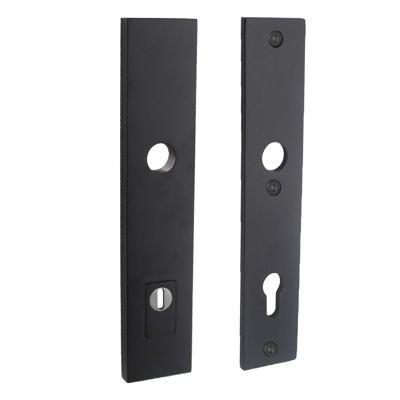 SKG3 Veiligheid-schilden rechthoekig doorgaand profielcilindergat 92mm met kerntrek beveiliging zwar SKG3 Veiligheid-schilden rechthoekig doorgaand profielcilindergat 92mm met kerntrek beveiliging zwar