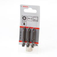 Bosch Accessories 2607001528 Kruis-bit PH 2 Extra hard E 6.3 3 stuk(s) - thumbnail