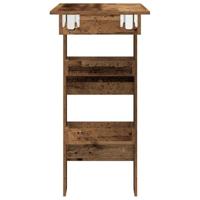 Bartafel wandgemonteerd 102x45x103,5 cm bewerkt hout oud hout - thumbnail