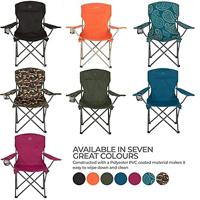 Highlander Edinburgh Camping Chair - Black - thumbnail