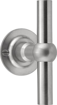 Formani FERROVIA deurkruk FVT100/48 T-model ongeveerd op rozet - mat RVS