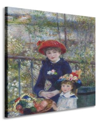 Schilderij - Pierre-Auguste Renoir - Two Sisters (On the Terrace), 80x100cm