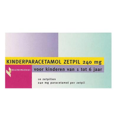Leidapharm Paracetamol Zetpil 240mg