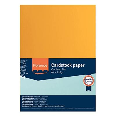 Florence • cardstock papier 216g glad a4 grapefruit 10x