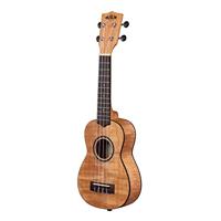 Kala Exotic Mahogany sopraan ukelele met hoes - thumbnail