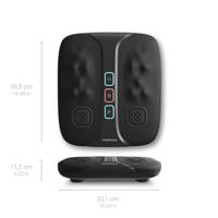 Medisana LM 100 stimulator Voet, Benen Zwart - thumbnail