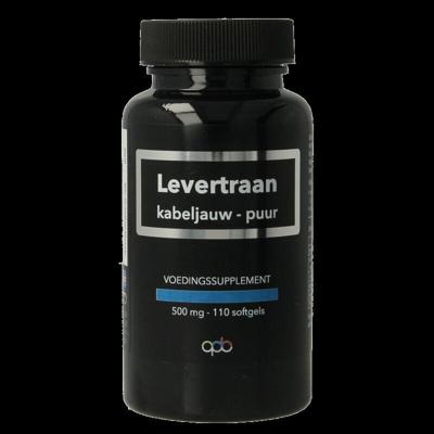 APB Holland Levertraan kabeljauw puur 500mg 100 Softgels