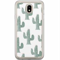 Samsung Galaxy J7 2017 siliconen hoesje - Cactus print - thumbnail