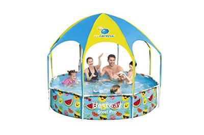 Bestway kinderzwembad steel pro uv careful bovengronds 244x51 cm - thumbnail
