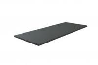Wiesbaden Vision topblad 1210x465x25 hoogglans grijs - thumbnail