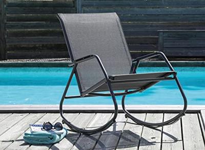 Noa rocking chair graphite/grijs