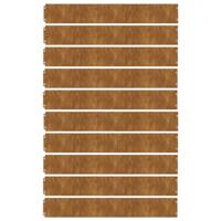 Gazonranden 10 stuks 15x103 cm flexibel cortenstaal - thumbnail