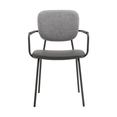 They & Me Moore eetkamerstoel met arm Antraciet They & Me Moore eetkamerstoel met arm Antraciet