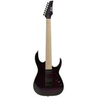 Fazley Modern Series F7S Transparent Purple 7-snarige elektrische gitaar - thumbnail