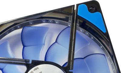 Inter-Tech l-12025 120x120x25mm case fan (zwart, 120 x 120 x 25 mm)