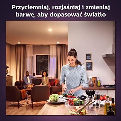 Philips Hue LED-lamp (4 stuks) 871951432840200 Energielabel: F (A - G) Hue White & Col. Amb. E27 Viererpack 4x570lm 60W E27 9 W Warmwit tot koudwit