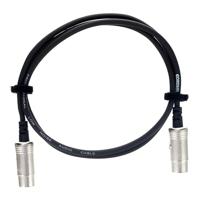 Cordial MIDI Verbindingskabel [1x XLR-stekker 5-polig - 1x XLR-stekker 5-polig] 0.90 m Zwart - thumbnail